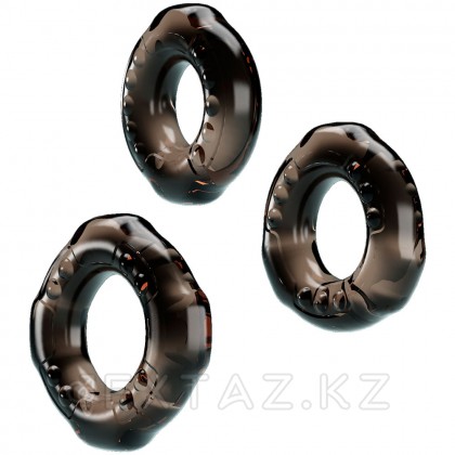 Набор эрекционных колец Baile Cock rings, 3 шт от sex shop Extaz фото 2
