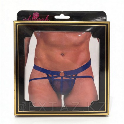 Мужские сексуальные трусики на ремешках синие (S) от sex shop Extaz фото 2
