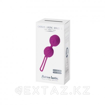 Вагинальные шарики Geisha Lastic Balls фиолетовые от Adrien Lastic (размер S) от sex shop Extaz фото 3