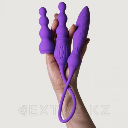 Двойной вибратор Adrien Lastic 2X с пультом ДУ от sex shop Extaz фото 7