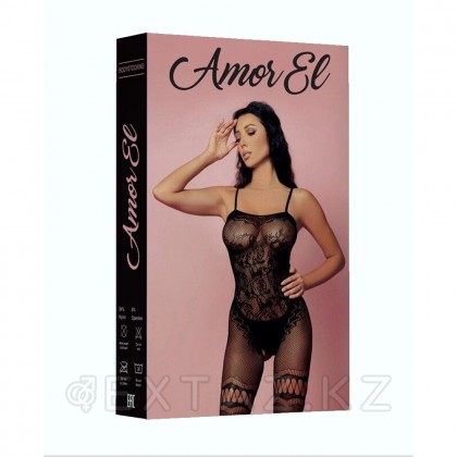 Кетсьюит (боди-комбинезон) Valencia S/L черный от sex shop Extaz фото 5