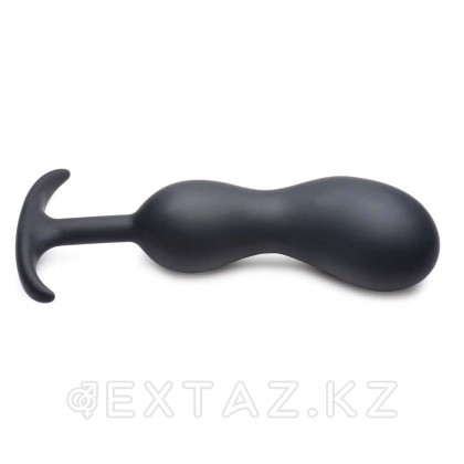 Массажер простаты с утяжелителями Heavy Hitters Premium Silicone Weighted Prostate Plug, L, черный, 18.8х4.6 см от sex shop Extaz фото 2