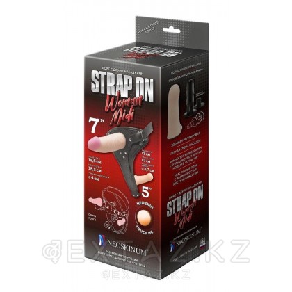 Пояс Woman Midi с 2 насадками от sex shop Extaz фото 13