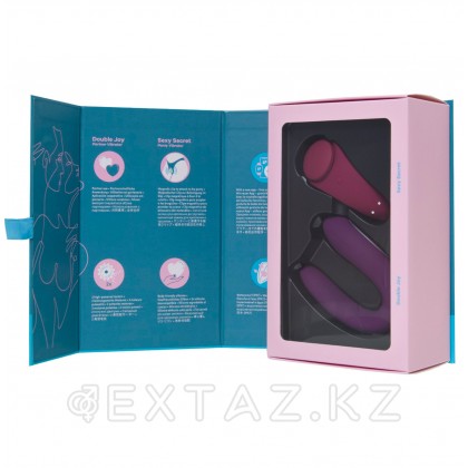 Набор вибростимуляторов Satisfyer Partner Box 1: вибровкладка в трусики Sexy Secret+ вибратор для пар Double joy от sex shop Extaz фото 15