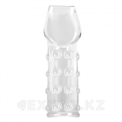 Насадка на пенис с рельефной поверхностью Pretty love, прозрачная от sex shop Extaz фото 2