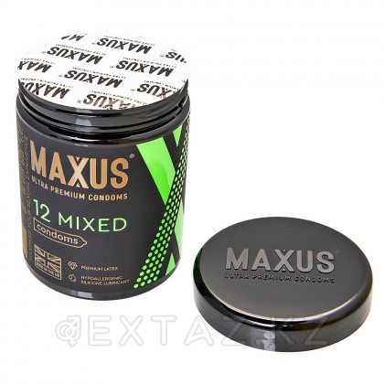 Презервативы гладкие, тонкие и с текстурой MAXUS Mixed X-Edition, микс 3 видов, 12 шт. от sex shop Extaz фото 5