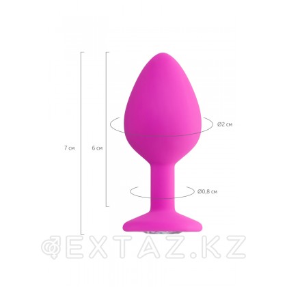 Анальная втулка ToDo by Toyfa Brilliant розовая (8 * 3 см) от sex shop Extaz фото 3