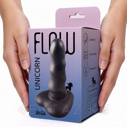 Нереалистичный дилдо Unicorn Mini Black (12,5*3,5 см) от sex shop Extaz фото 12