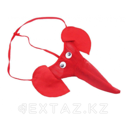 Мужские стринги слоник (цвет красный)  от sex shop Extaz