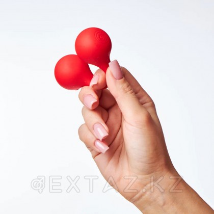 Стимулятор клитора с вибрацией SVibe Snail TWINN Clit Hugging Vibe вишневый от sex shop Extaz фото 9