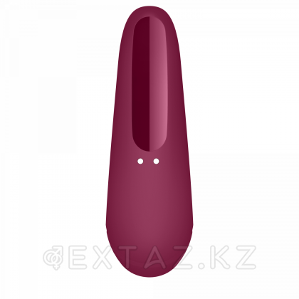 Вакуумный клиторальный стимулятор Satisfyer Curvy 1+ (темно-красный) от sex shop Extaz фото 7