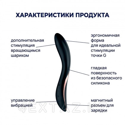 Вибратор точки G Rrrolling Explosion Satisfyer черный от sex shop Extaz фото 8