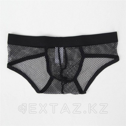 Плавки мужские черные в сетку (размер S) от sex shop Extaz фото 4