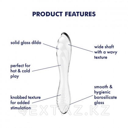 Стальной дилдо Satisfyer Cosmic Crest 1 от sex shop Extaz фото 3