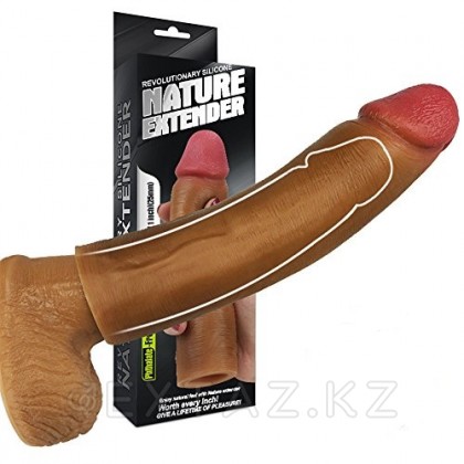 Насадка для увеличения пениса - 17,8 см. (Супер реалистичная) от sex shop Extaz фото 2