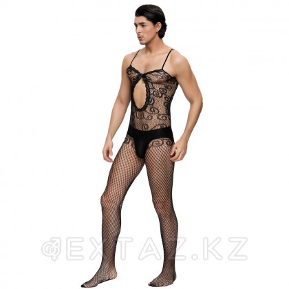 Боди сетка мужская Sexy Black (OS) - extaz.kz фото 2 Боди сетка мужская Sexy Black (OS) от sex shop Extaz фото 2