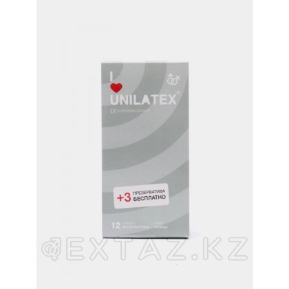 Презервативы Unilatex Ribbed/ребристые, 12 шт. + 3 шт. в подарок от sex shop Extaz фото 2