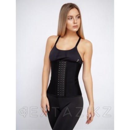 Эластичный утягивающий чёрный корсет под грудь, размер XL от sex shop Extaz фото 5