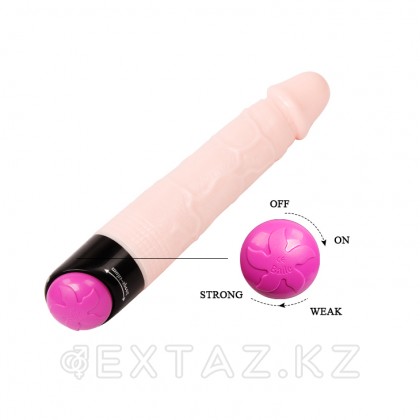 Вибратор-реалистик 19 см (вибрация с ротацией) от sex shop Extaz фото 5
