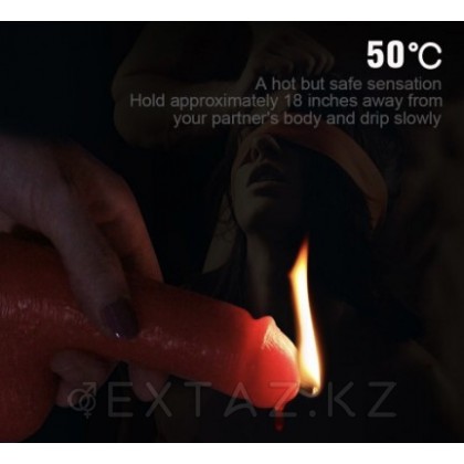 Свеча Bondage Fetish красный цвет (низкотемпературная) от sex shop Extaz фото 5