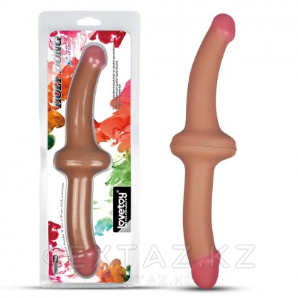 Двусторонний фаллоимитатор - 31.5.Φ 3.5 (мед. силикон)  от sex shop Extaz фото 5