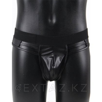 Стринги мужские черные с ремешками (размер L) от sex shop Extaz фото 2