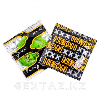 Презервативы DOMINO NEON GREEN светящиеся (3 шт.) от sex shop Extaz фото 2