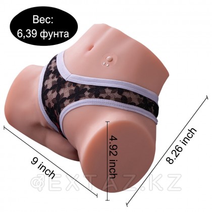 Реалистичный двойной мастурбатор Tracy с вибрацией от sex shop Extaz фото 8