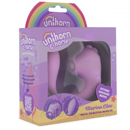 Вибромассажер Unihorn - C Horse - Marina Lilac с функцией пульсации, фиолетовый от sex shop Extaz фото 2
