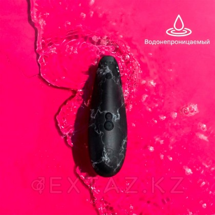 Бесконтактный клиторальный стимулятор Womanizer Marilyn Monroe Black Marble от sex shop Extaz фото 6