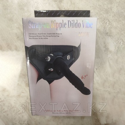 Страпон силиконовый (вибратор - 17 см.) от sex shop Extaz фото 3