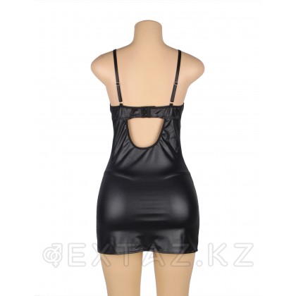 Сексуальное черное платье с прозрачной вставкой Sexy Black (XL-2XL) от sex shop Extaz фото 6