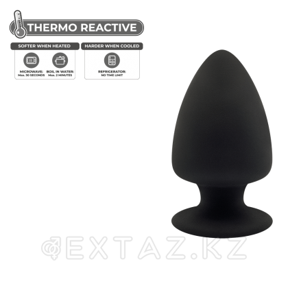 Анальный плаг черный  MODEL 1 от SILEXD (XS: 8*3,1 см.) от sex shop Extaz фото 2