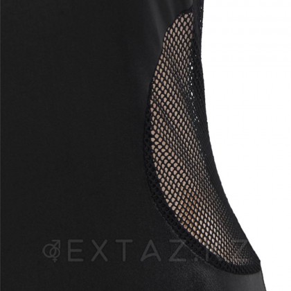 Кожаное платье Ohyeah Lady с ремешками и сеткой, M-L от sex shop Extaz фото 5