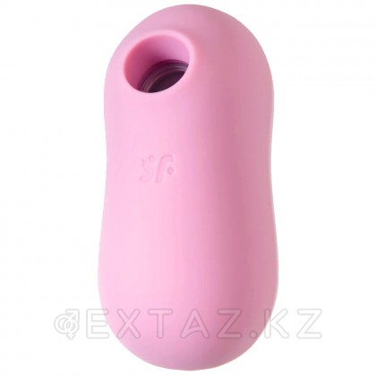 Вакуумный стимулятор клитора с вибрацией  Satisfyer Cotton Candy лиловый от sex shop Extaz фото 2