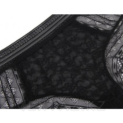 Трусики бразилиана Floral Lace черные (размер 3XL) от sex shop Extaz фото 7