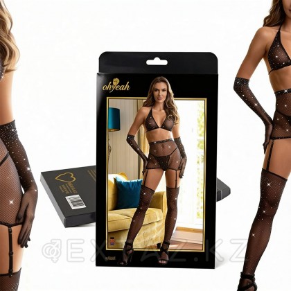 Бодисетка со стразами Diamond (2XL-4XL) от sex shop Extaz фото 2