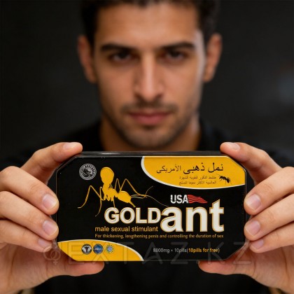 Мужской возбудитель Gold ant (с витамином 10 таблеток + 10 витаминок) от sex shop Extaz фото 4