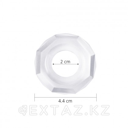 Эрекционное кольцо  прозрачное (4.4.Φ2) от sex shop Extaz фото 2