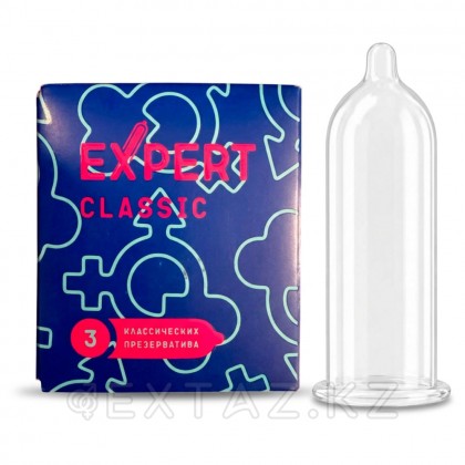 Презервативы EXPERT CLASSIC № 3 (классические), 3 шт. от sex shop Extaz