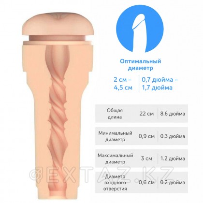 Мастурбатор Feel Stroker от KIIROO анус, светло-бежевый от sex shop Extaz фото 2