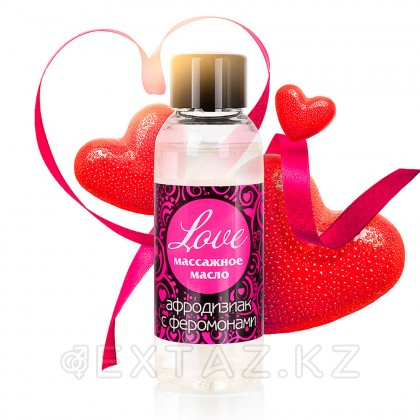 Массажное масло с феромонами LOVE, флакон, 50 мл от sex shop Extaz фото 2