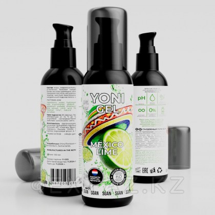 Лубрикант для орального секса SGAN YONI GEL со вкусом мексиканского лайма, 100 мл от sex shop Extaz