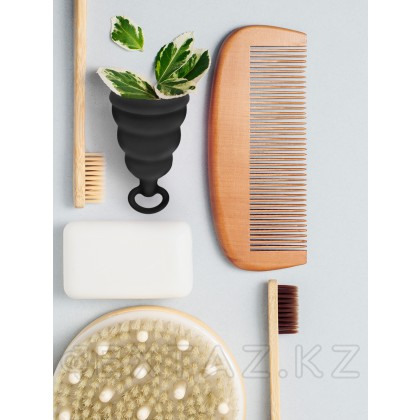 Gvibe Gcup Black силиконовая менструальная чаша с защитой от протечек, 10 мл от sex shop Extaz фото 2