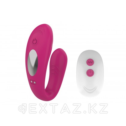 Вибратор с двойной стимуляцией для пар и пультом ДУ от sex shop Extaz