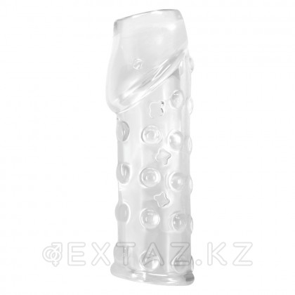 Насадка на пенис с рельефной поверхностью Pretty love, прозрачная от sex shop Extaz