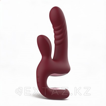 Вибратор для двойной стимуляции Magic Duet от Magic Motion бордовый от sex shop Extaz