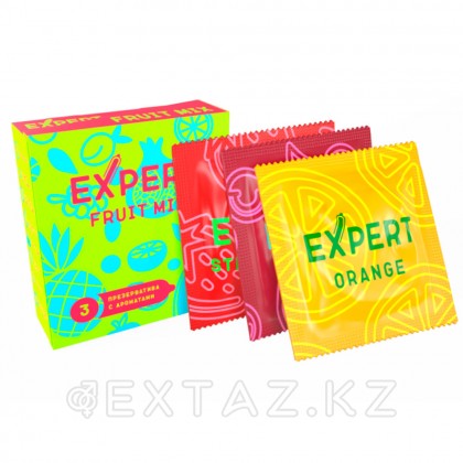Презервативы EXPERT Fruit Mix, фруктовые ароматизированные, 3 шт от sex shop Extaz фото 3