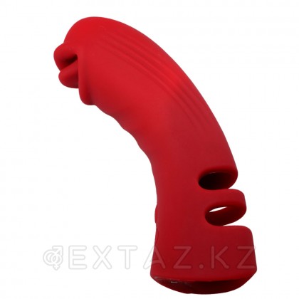 Силиконовый вибратор на палец с дополнительной стимуляцией от sex shop Extaz фото 11