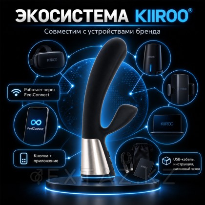 Вибратор с двойной стимуляцией Ohmibod Fuse от KIIROO (черный) от sex shop Extaz фото 16